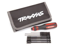 Traxxas Speed Bit Essentials 7-Pc Hex & Nut Driver Set 1/4" Drive With Handle & Pouch