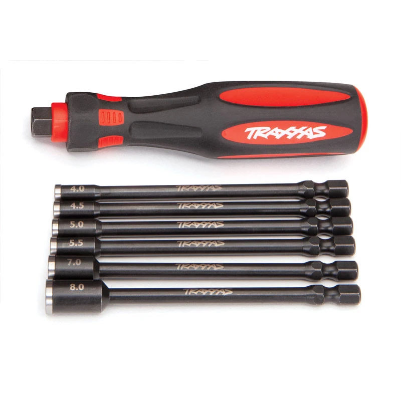 Traxxas Speed Bit 6-Pc 4-8mm Nut Driver Master Set With 1/4" Drive Premium Handle & Pouch 7 Traxxas Speed Bit 6-Pc 4-8mm Nut Driver Master Set With 1/4" Drive Premium Handle & Pouch - Image 5