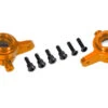 Traxxas Orange Aluminum Steering Blocks (Left & Right)