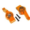 Traxxas Orange Aluminum Stub Axle Carriers (Left & Right)