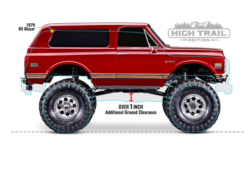 Traxxas TRX-4 1972 Chevrolet K5 Blazer 4WD RTR Rock Crawler Trail Truck W/3S LiPo COMBO 21 Traxxas TRX-4 1972 Chevrolet K5 Blazer 4WD RTR Rock Crawler Trail Truck W/3S LiPo COMBO - Image 19