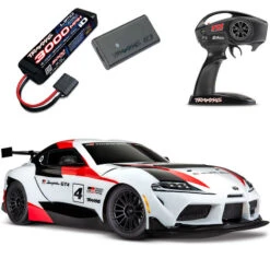 Traxxas Toyota GR Supra GT4 Brushless BL-2s 1/10 Scale AWD Race Car & FREE LIPO BATTERY AND USB-C LIPO CHARGER