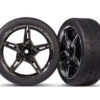 Traxxas Front 2.1' Response Tires On Split-Spoke Black Chrome Wheels: Chevrolet Stingray 2 Traxxas Front 2.1' Response Tires On Split-Spoke Black Chrome Wheels: Chevrolet Stingray -RC Superstore TRA9370 00560.1650051691