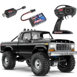 Traxxas 1/18 TRX-4m 1979 Ford F-150 High Trail Edition 4x4 RTR Crawler W/ID Battery & USB Charger