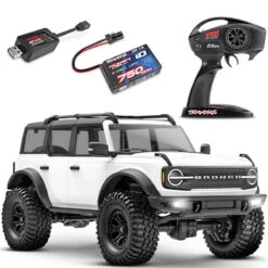 Traxxas 1/18 TRX-4m Ford Bronco Body 4x4 RTR Crawler W/ID Battery & USB Charger
