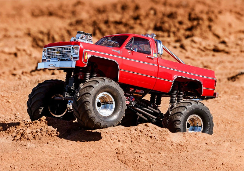 Traxxas 1/18 TRX-4MT 1979 Chevrolet K10 4x4 RTR RC Monster Truck W/ID Battery & USB Charger 5 Traxxas 1/18 TRX-4MT 1979 Chevrolet K10 4x4 RTR RC Monster Truck W/ID Battery & USB Charger - Image 3