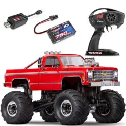 Traxxas 1/18 TRX-4MT 1979 Chevrolet K10 4x4 RTR RC Monster Truck W/ID Battery & USB Charger