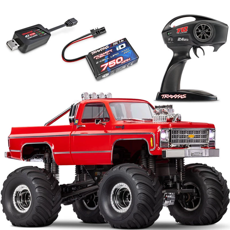 Traxxas 1/18 TRX-4MT 1979 Chevrolet K10 4x4 RTR RC Monster Truck W/ID Battery & USB Charger 3 Traxxas 1/18 TRX-4MT 1979 Chevrolet K10 4x4 RTR RC Monster Truck W/ID Battery & USB Charger